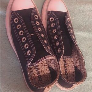 SOLD Converse All Star Double Tongue Ox Polka Dots